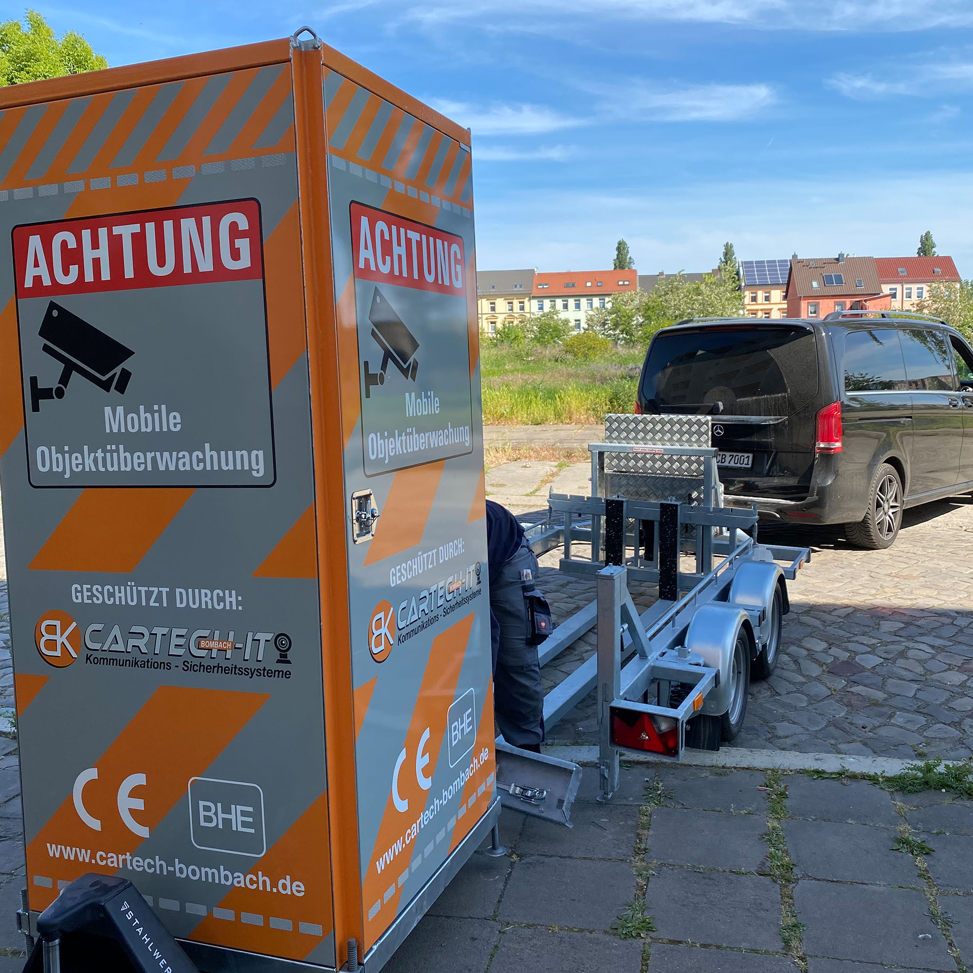 Baustellenüberwachung Cartech Bombach