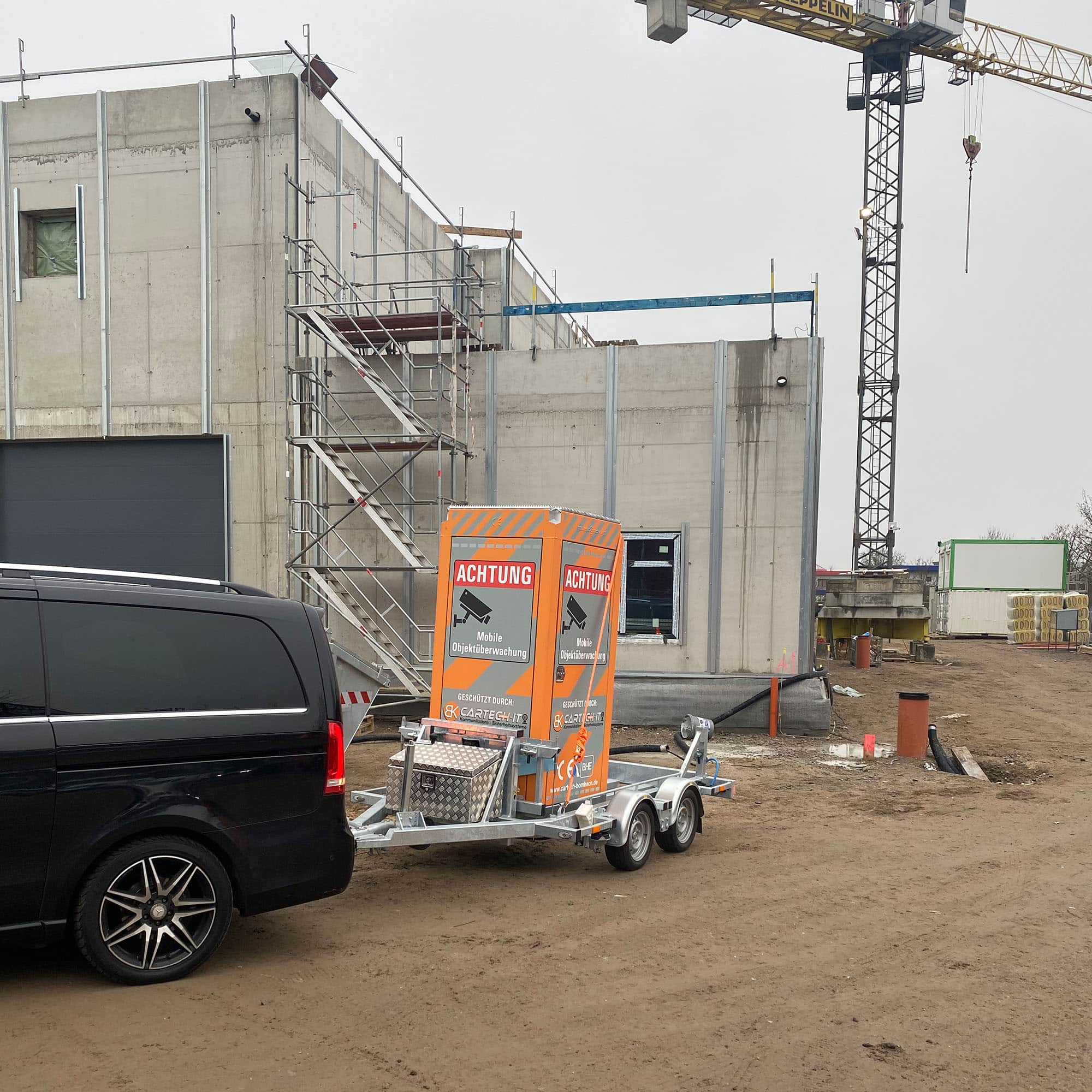 Baustellenüberwachung Cartech Bombach